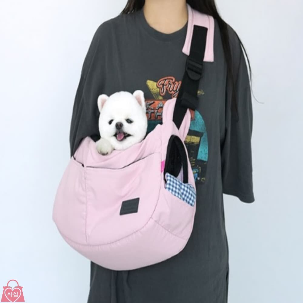 담아잇 패리스독 펫슬링백 핑크L 고양이이동가방 39,600원