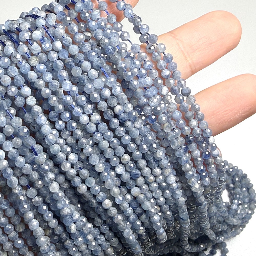 미라클스톤 카이아나이트 컷팅 3mm 팔찌만들기 비드 재료 원석비즈 부자재 beads, 1개 22,900원