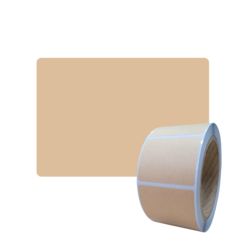 크라프트 크라프트지 무지 라운드 사각 메모 스티커 5cm x 4cm 500매 10,400원