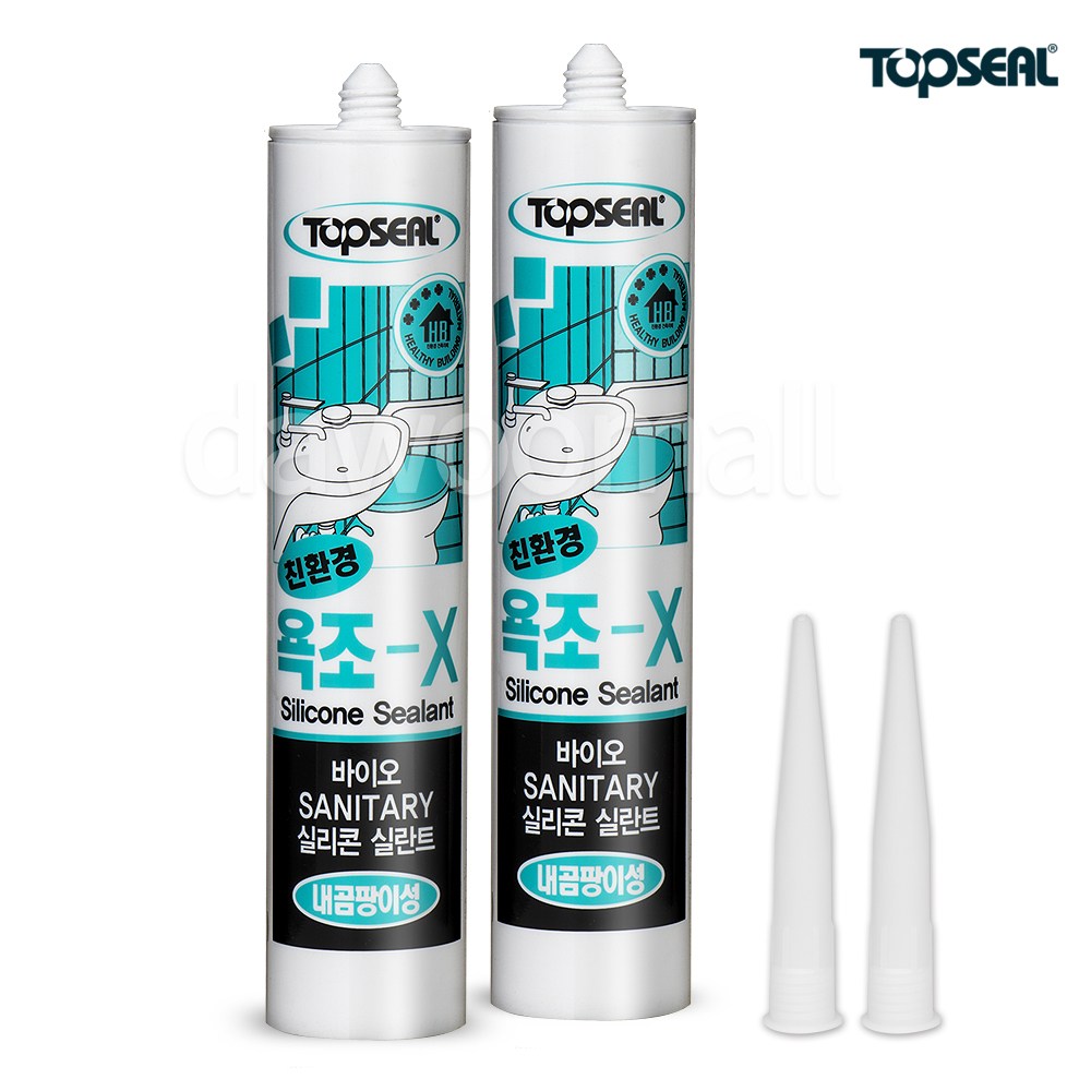 친환경 바이오실리콘 욕실 주방 항균 욕조X 실리콘 2개 (노즐2개포함) 9,810원