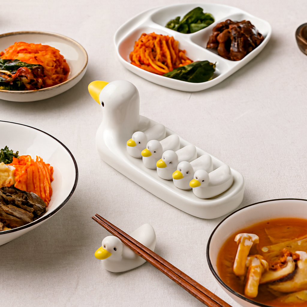 루미 오리가족 도자기 식기받침대세트 21,000원