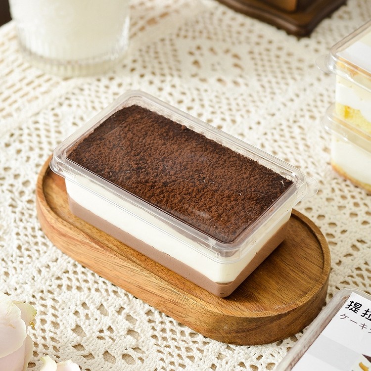 키친코디 일회용 직사각 티라미수용기 250ml 투명 보틀케이크 디저트 케이스, 50개 12,900원