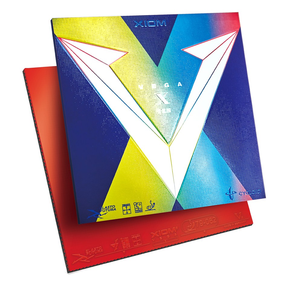 엑시옴(XIOM) 공식 본사 직영 탁구 러버 베가(VEGA) X, 적색, 1개 49,900원