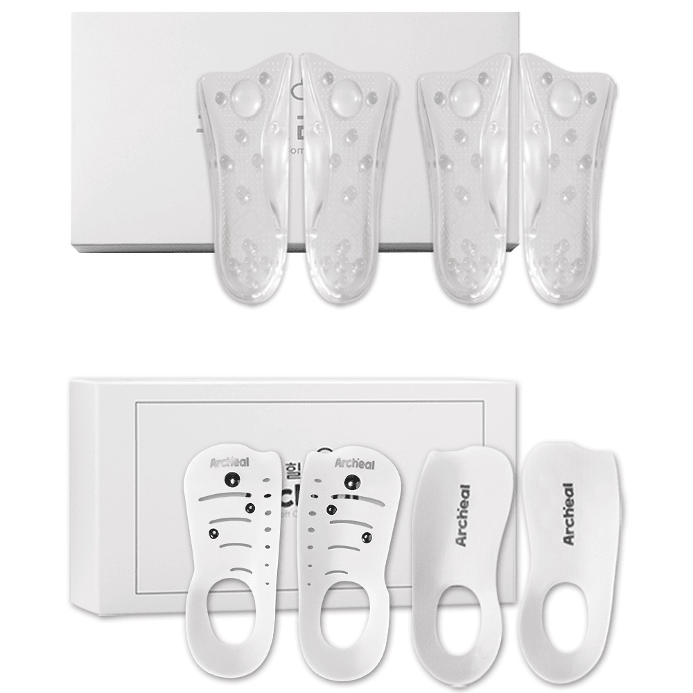 [씨엔쇼핑_TV홈쇼핑] 발편한 구름젤리깔창+아치힐(레저용/일상용) 세트 29,900원