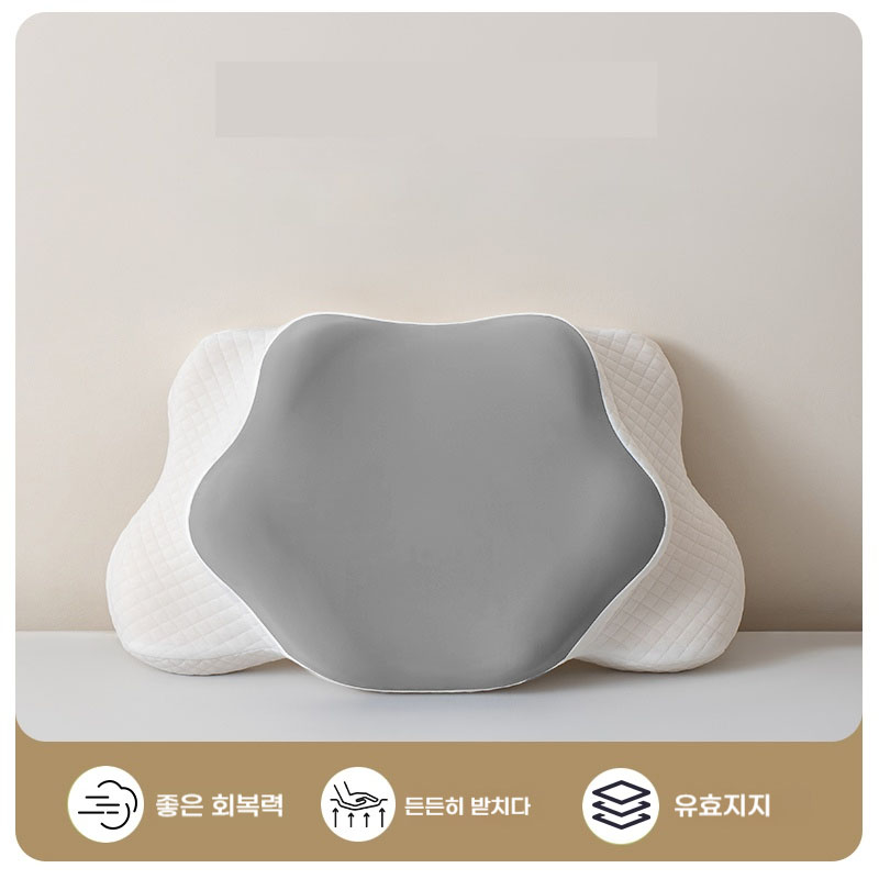 SOLEV 꿀잠 수면 기능성 목디스크 전용 경추베개, 1개, 그레이 24,600원