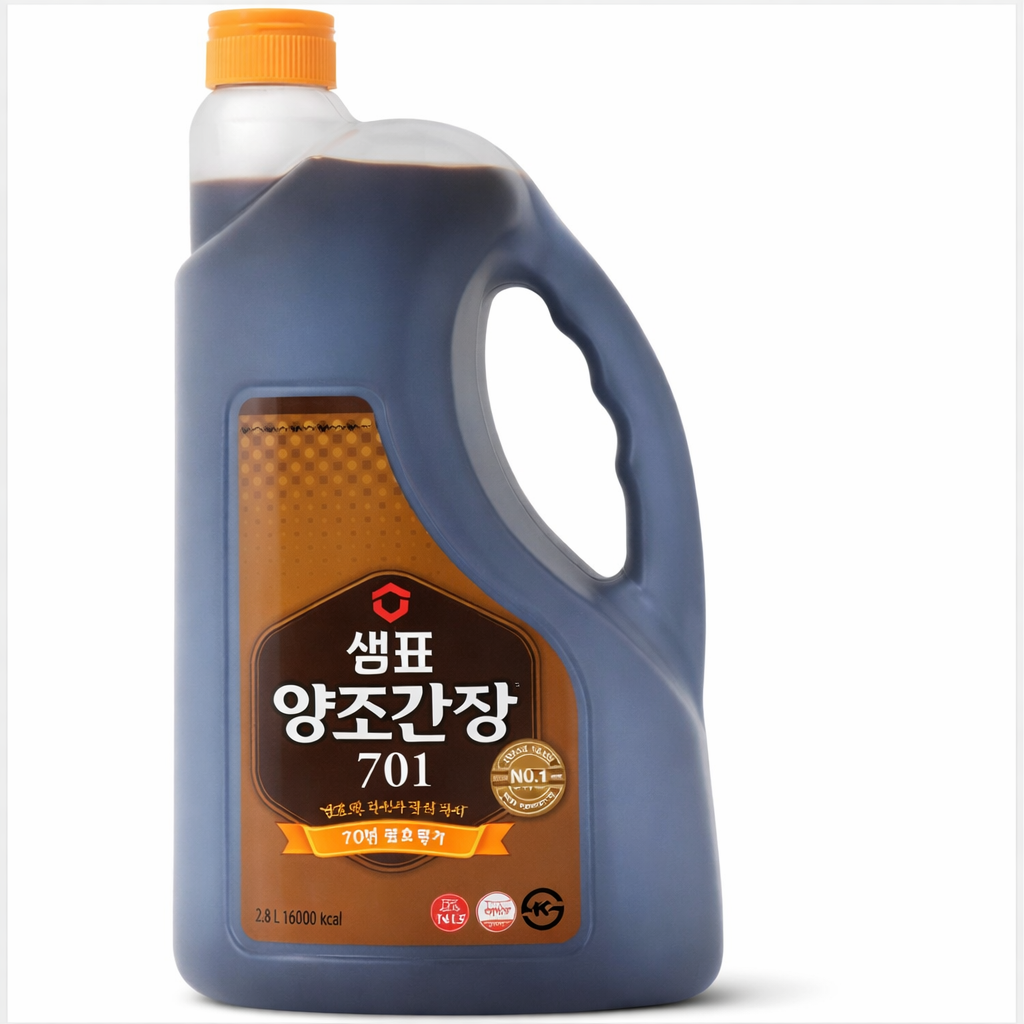 샘표 양조간장 701 2.8L 대용량 가정용 조림 볶음용 국간장 간장 21,900원
