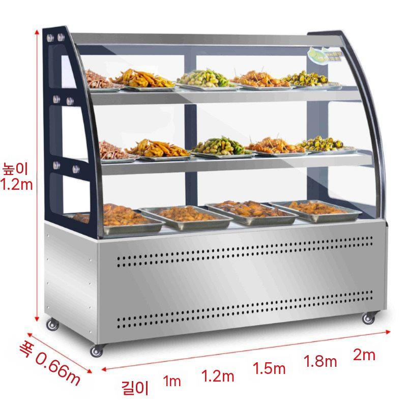 슬라이딩 대형마트용 3층 냉장 진열대 업소용 반찬가게 후면도어 냉장쇼케이스, 5. G라인 스테인리스 스틸 백도어 매장 추천 588,200원