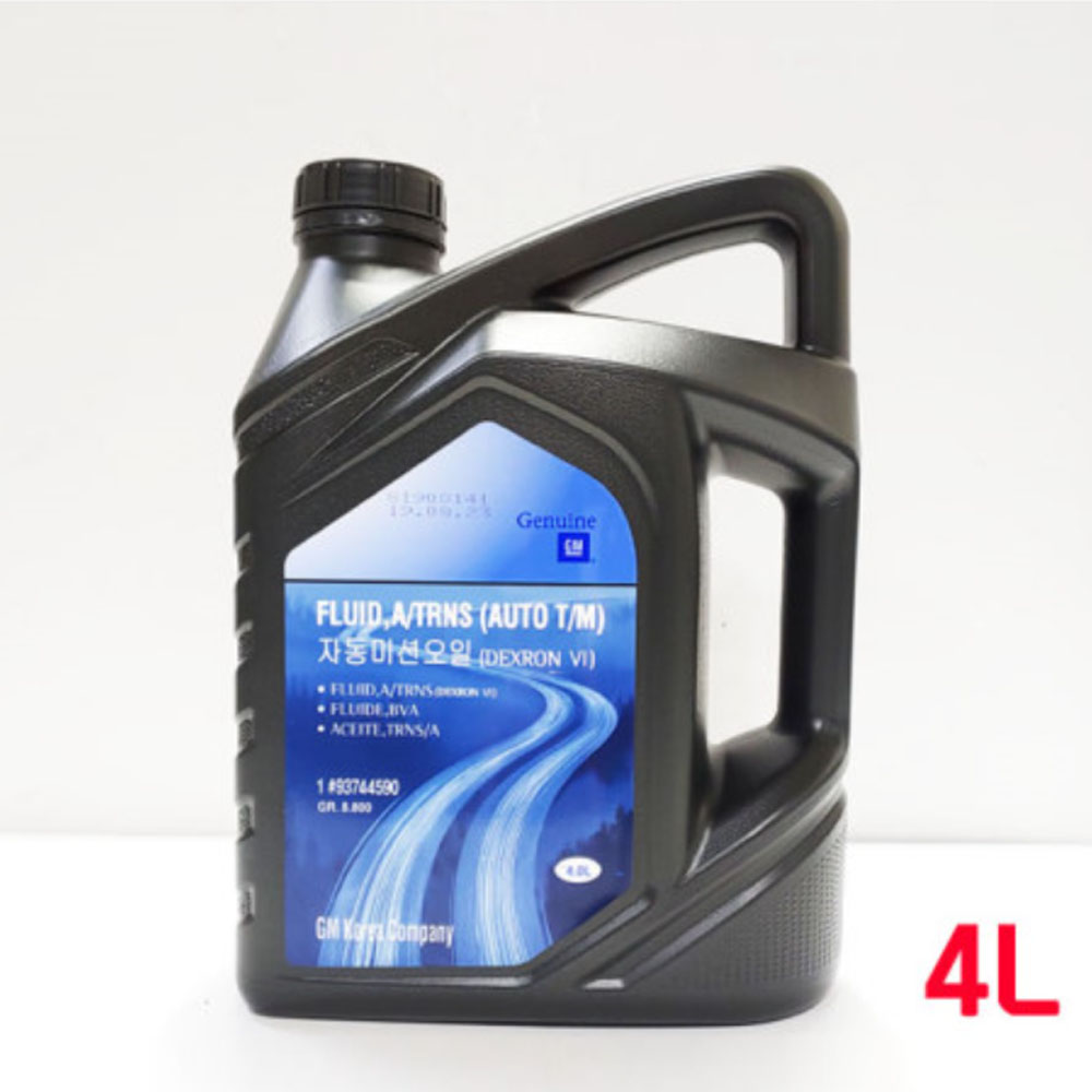 캡티바 유로5 적용 자동 오토 미션오일 4L DEXRON VI 93744590 49,500원