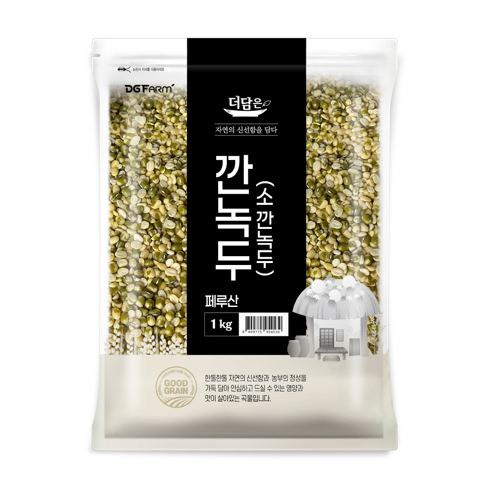 더담은 소 깐녹두, 1kg, 1개 8,900원