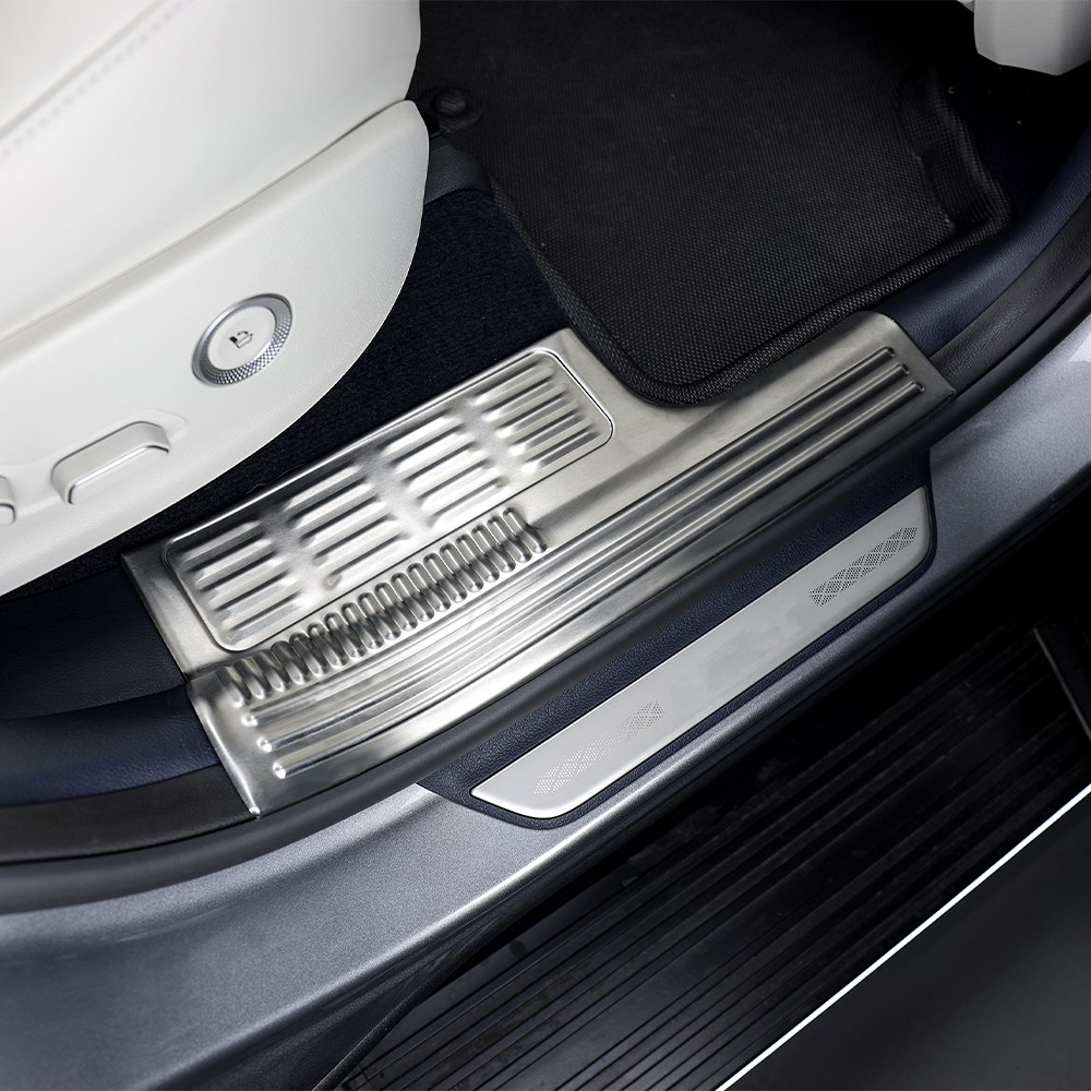 유투카 호환 GV80 페이스리프트 자동차 튜닝 용품 도어스커프 커버, 실버 4P (PE), 라인 41,000원