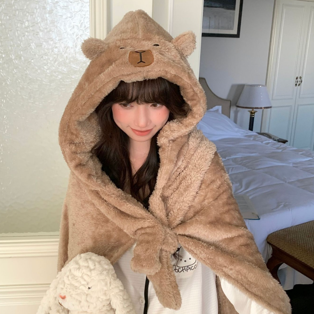 코지바라 입는담요 집순이 동물망토 극세사 20,900원