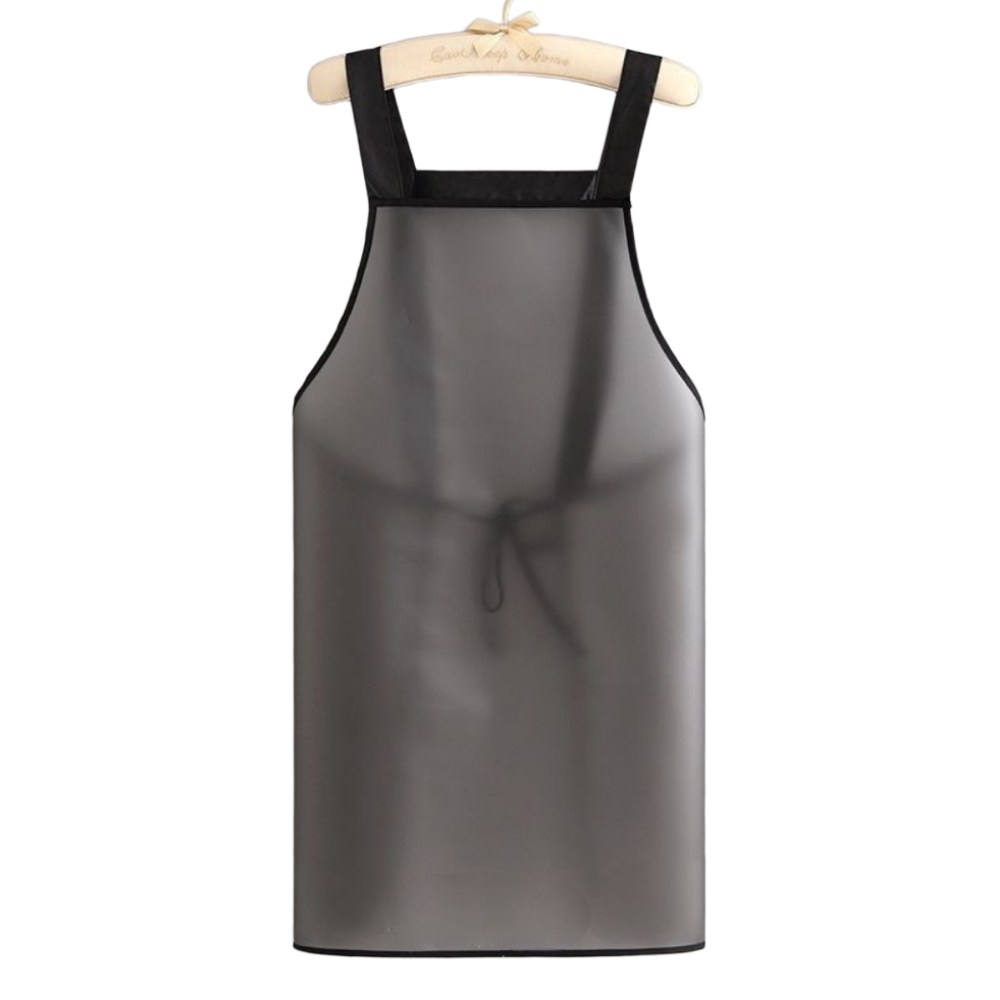 소유담 블랙 반투명 공방 작업용 방수 앞치마 75cm/미술/주방, 블랙 75cm 5,100원