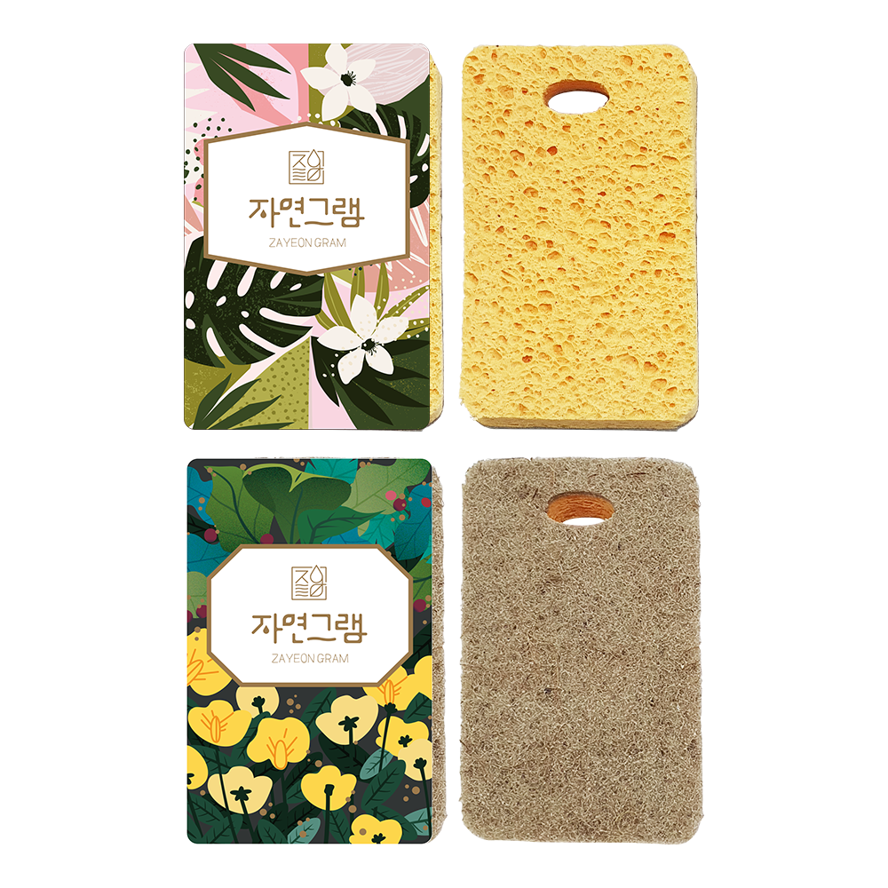 자연그램 제로웨이스트 친환경 코코넛 천연 수세미 2개 6,000원