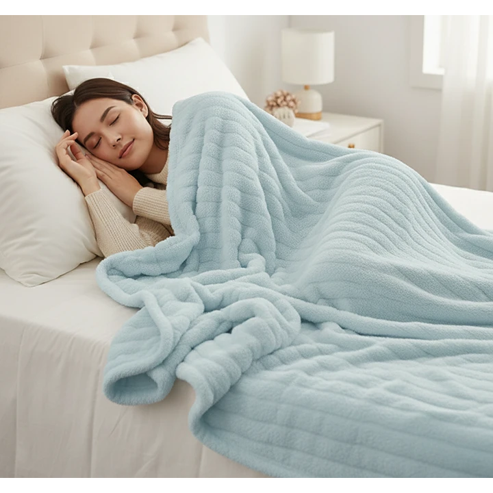 Nuav 포근한 토끼털 촉감 담요 15,270원