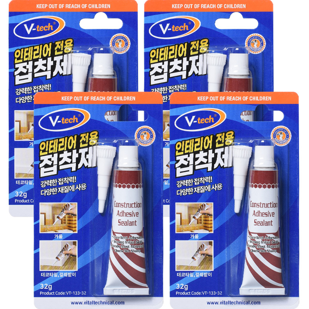 Vtech 인테리어 전용 접착제 미니, 4개 8,360원
