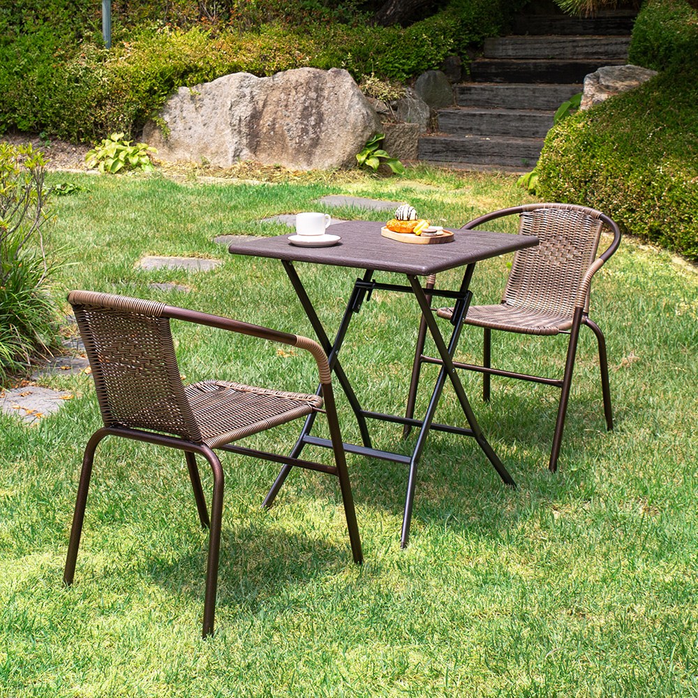 아르망 600 사각 유로39번 의자 2개 야외 테이블 세트 102,000원