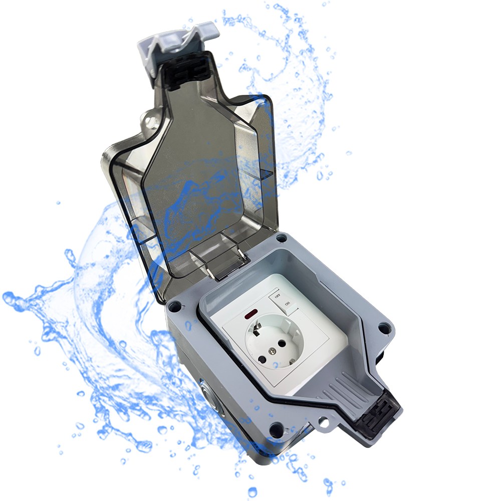 <한정판매>다용도 야외 캠핑 방수 방진 스위치 노출 콘센트 오픈 15,900원