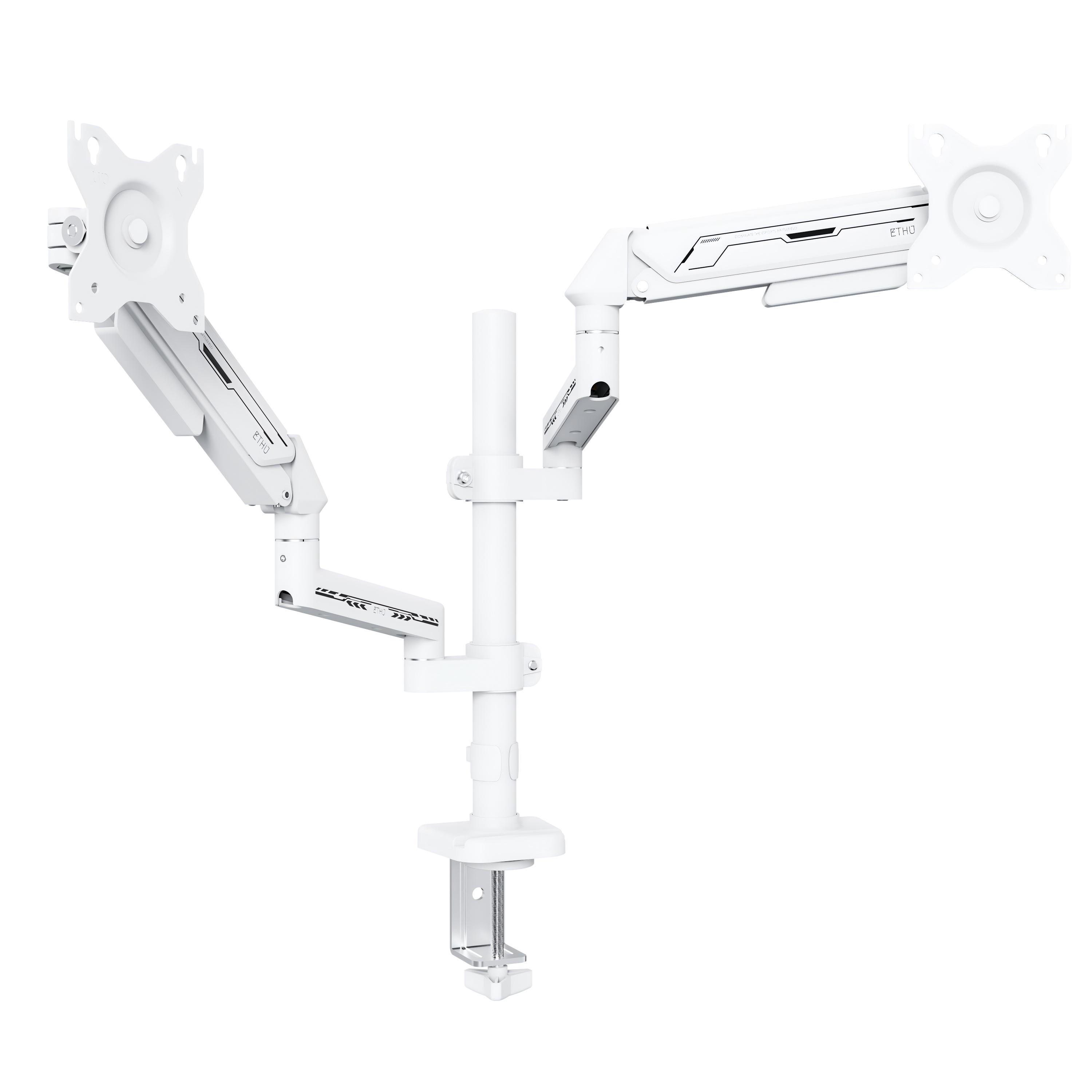 ETHU 듀얼 모니터 암 폴타입 플렉스핏 17~32인, 1개, 화이트 51,900원