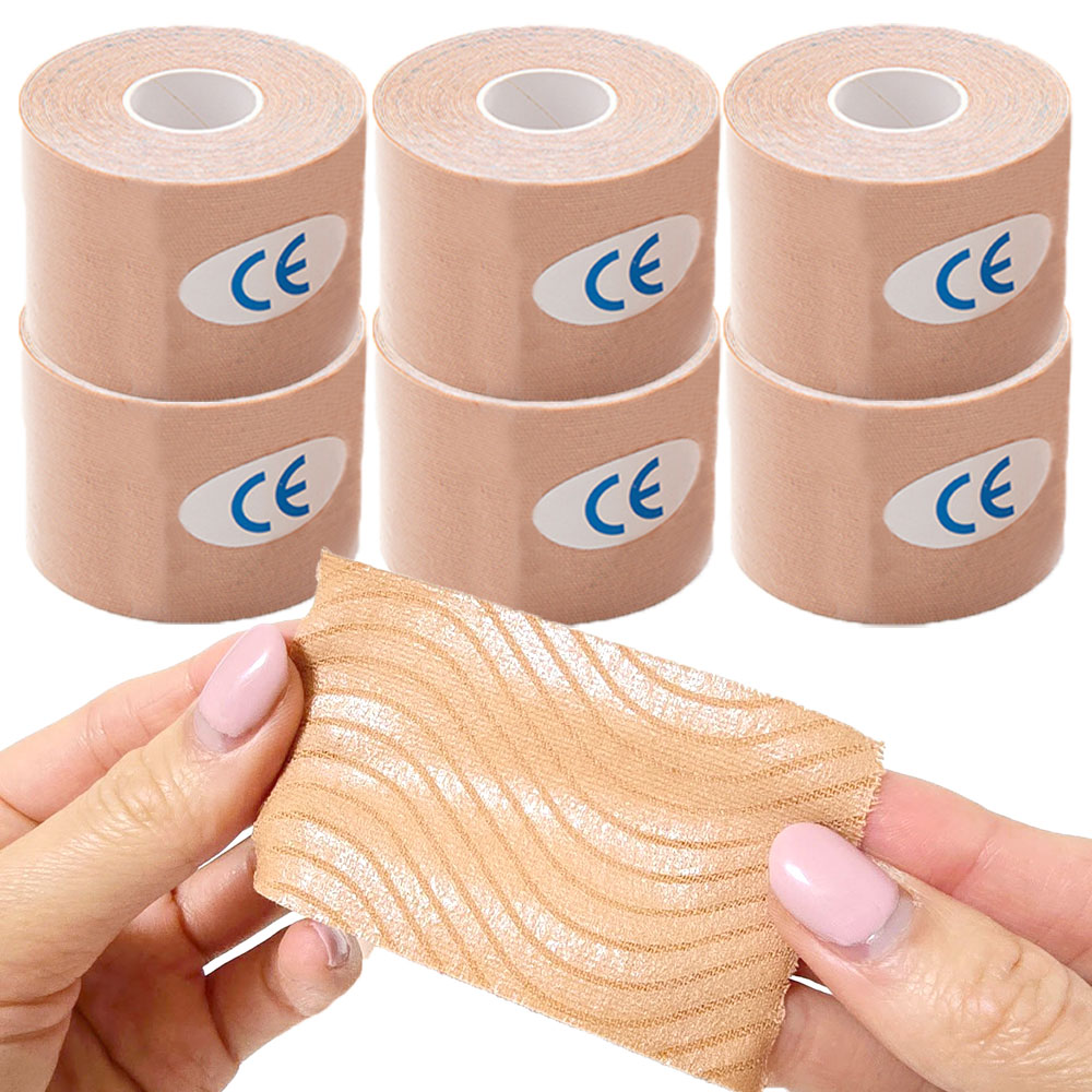 VOLAR 키네시올로지 스포츠 근육 테이핑 테이프 5cm x 5m 6개, 6개 16,040원