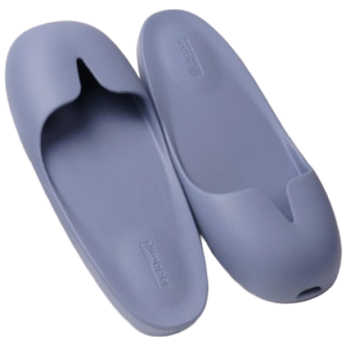 [슬림퍼] 양발 구분없는 문에 안걸리는 욕실화 슬림퍼 뮬보스, 블루그레이, 1개 21,960원