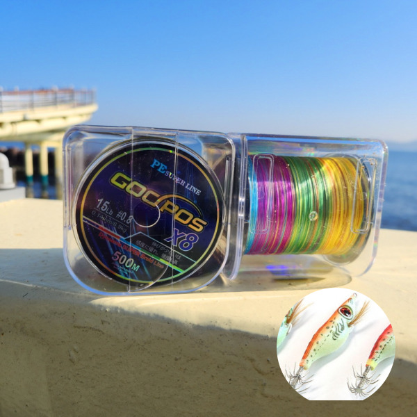 갓포스 오색 8합사줄 500M_멀티컬러 일본원사 다이니마 PE슈퍼라인 29,900원