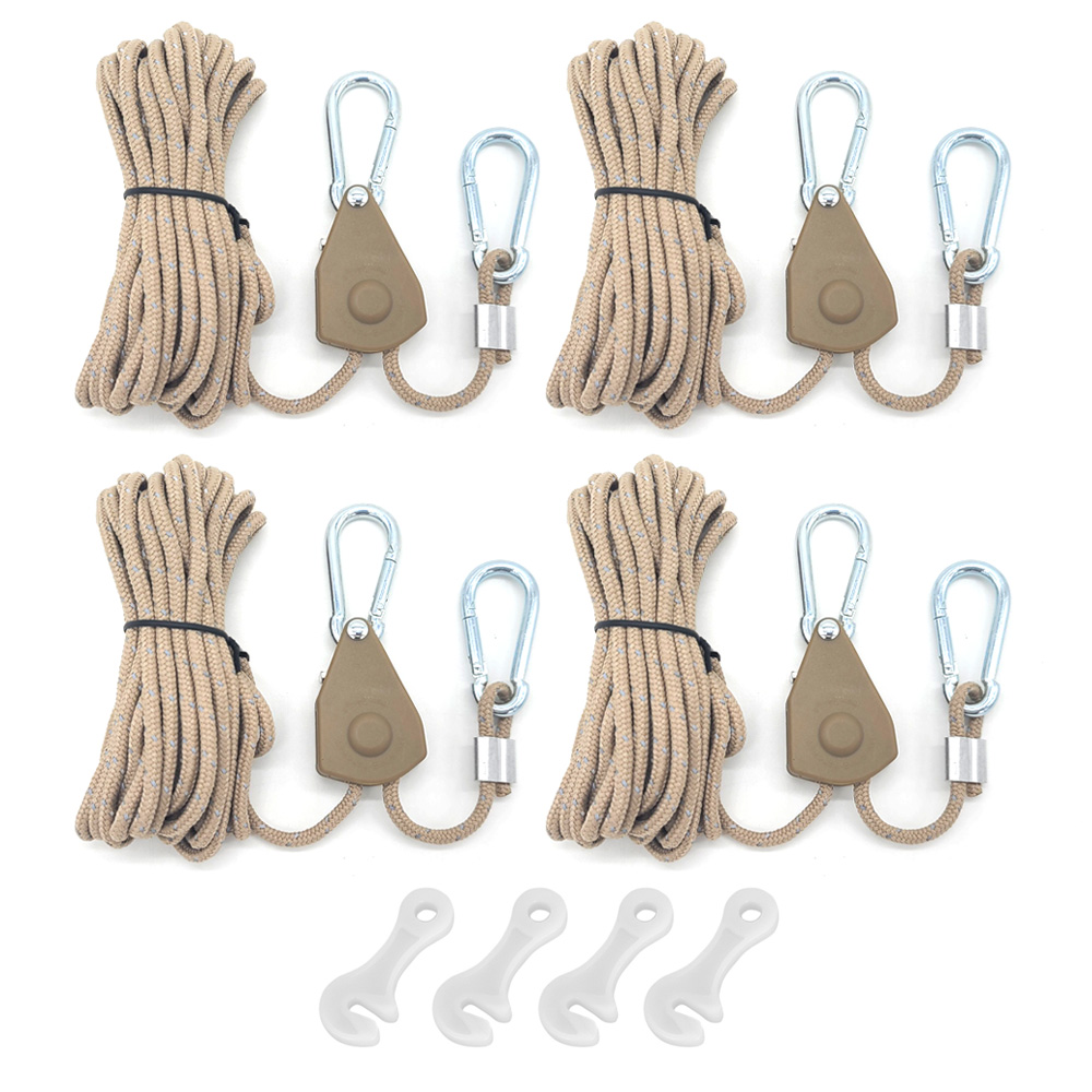 캠프웨이 로프라쳇 4p + 스트링4p + 야광라인훅 4p 13,200원