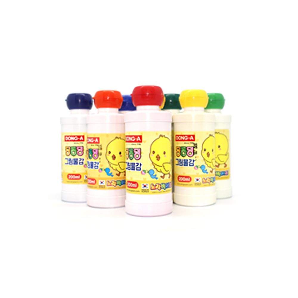 동아 딩동댕 그림물감 200ml 12색 세트 미술 준비물 수채화 대용량 74,500원