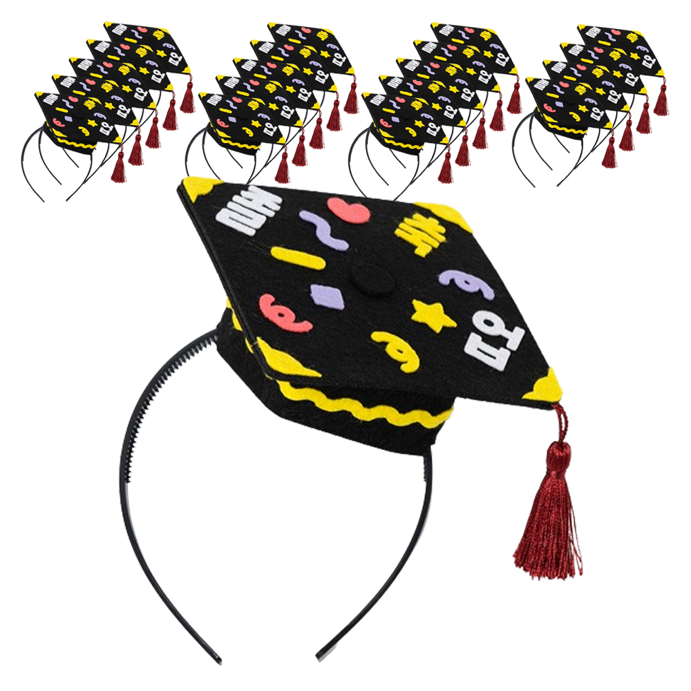 민화샵 펠트 학사모 머리띠 만들기 UDPFB03301, 졸업, 20개 34,000원