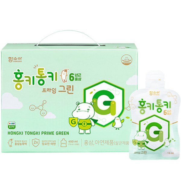 함소아 홍키통키 프라임 그린 유아홍삼 383,220원