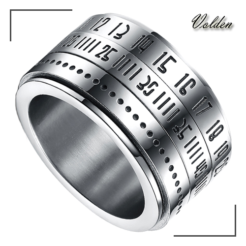 볼던 MR1035 써지컬 스틸 남자 여자 패션 회전 반지 링 24,000원