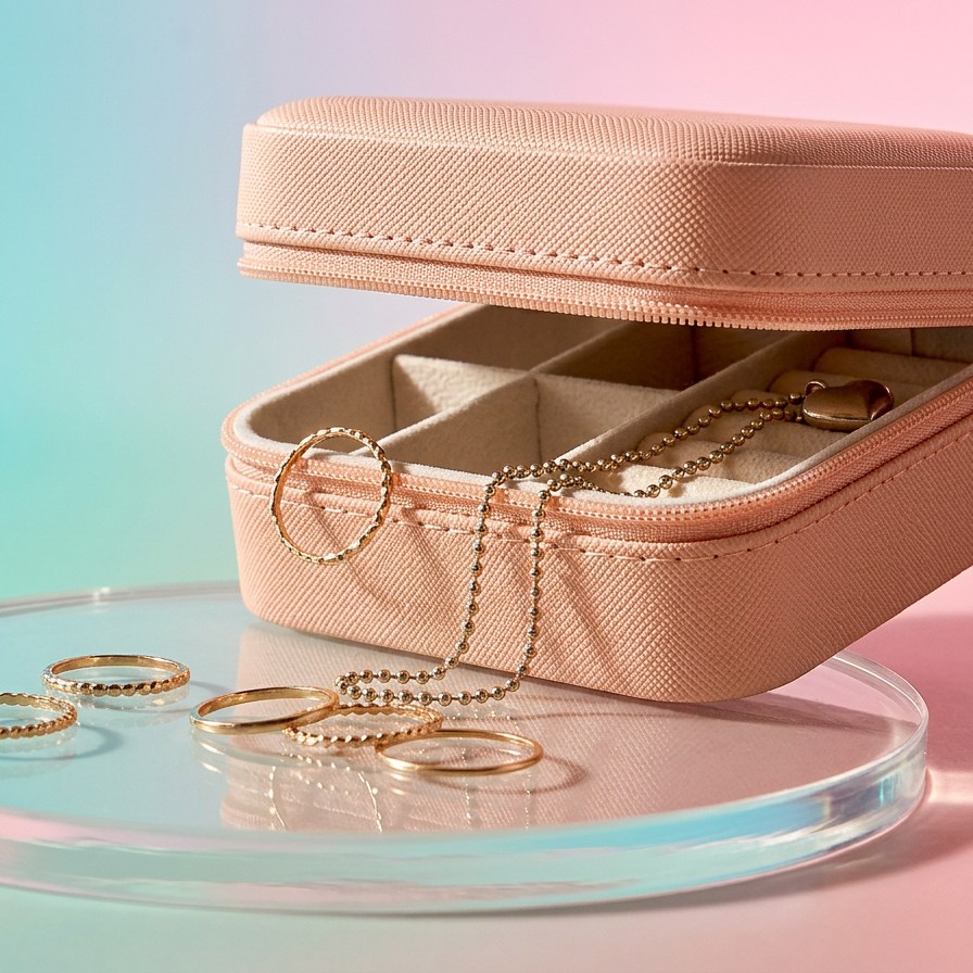 미니보석함 악세사리 보관함 휴대용보석함 여행용 주얼리 수납 파우치 4,200원