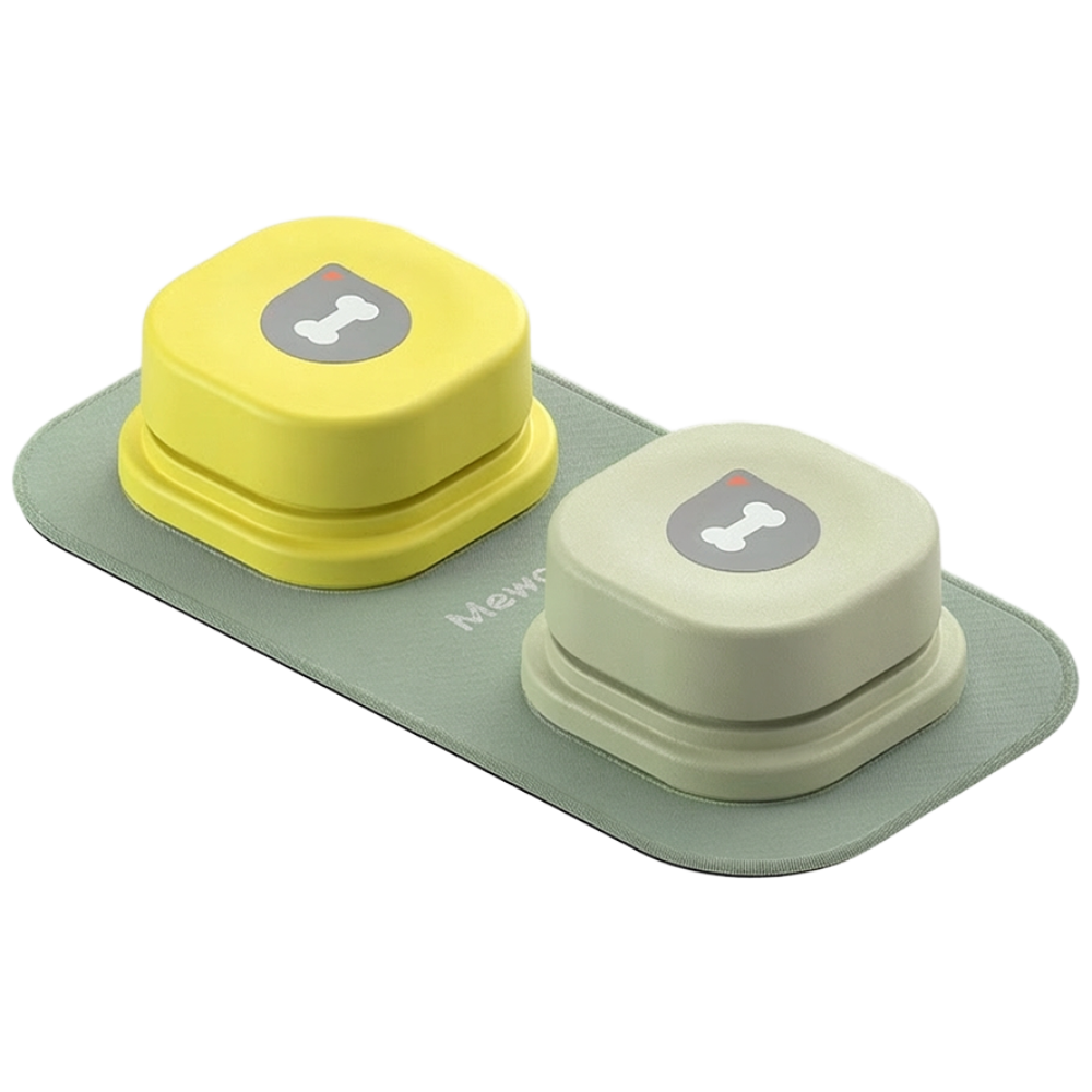 모츄츄 강아지 소통 버튼 훈련 용품, 1세트, 그레이+옐로우 25,690원