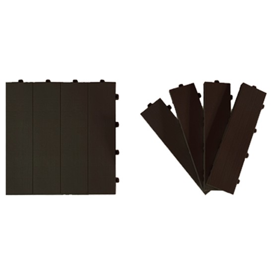 제이오마켓 층간소음 방지 테크타일 매트 다크브라운 36P 172,530원