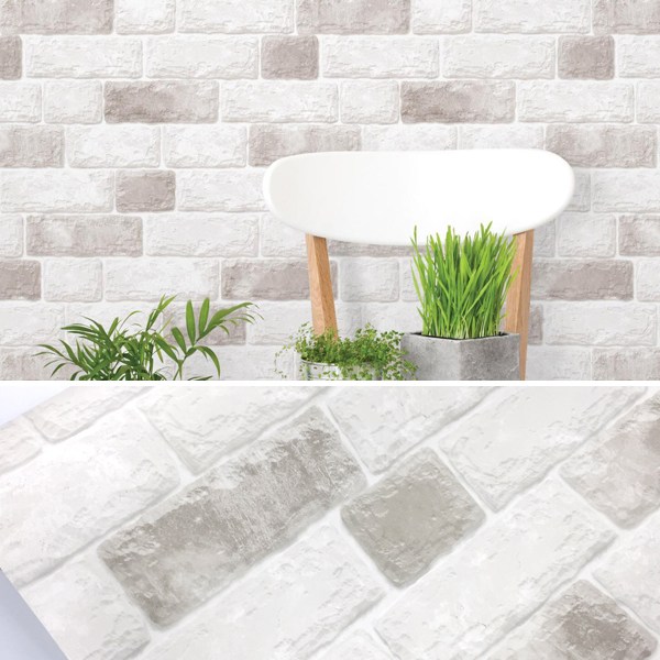 인테리어 벽돌 시트지 적벽돌 포인트벽지 필름지 화이트벽돌 13,500원