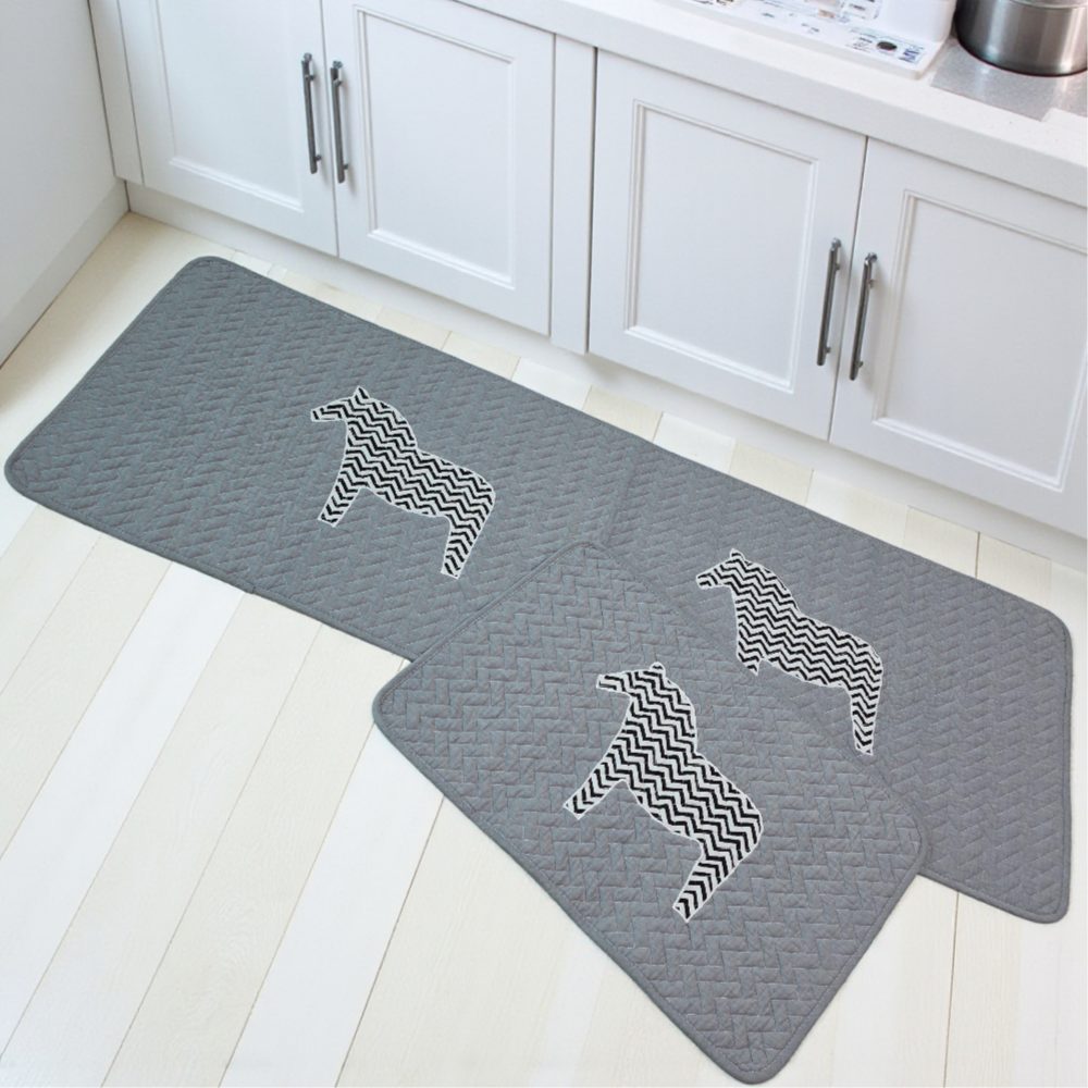 홈집합 고급 퀼트 면 발매트 미끄럼방지 빨아쓰는 주방 화장실 베란다 매트 33,690원