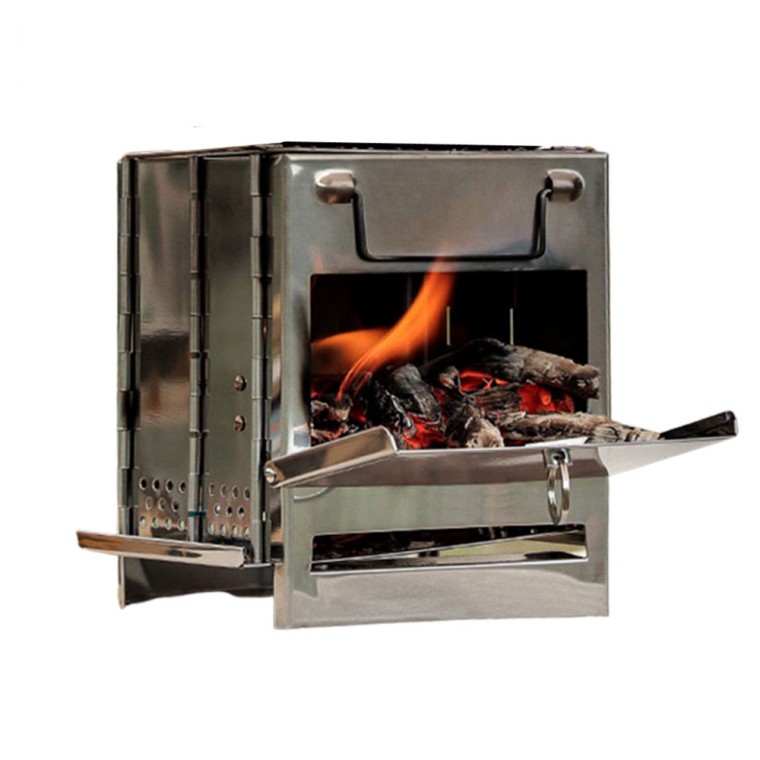 어바웃유 프리폼 폴딩 화로대+가방/ 스테인레스 캠핑 아궁이, 1개, 단일상품 51,200원