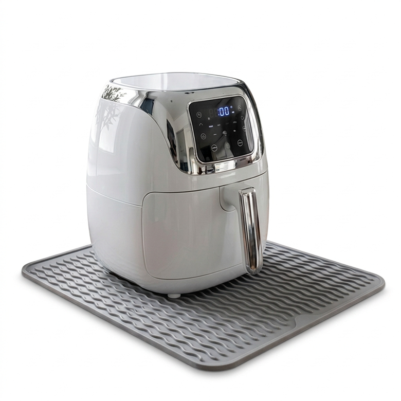 모루나루 다용도 에어프라이어 실리콘 열차단 단열 매트, 그레이, 1개 9,000원