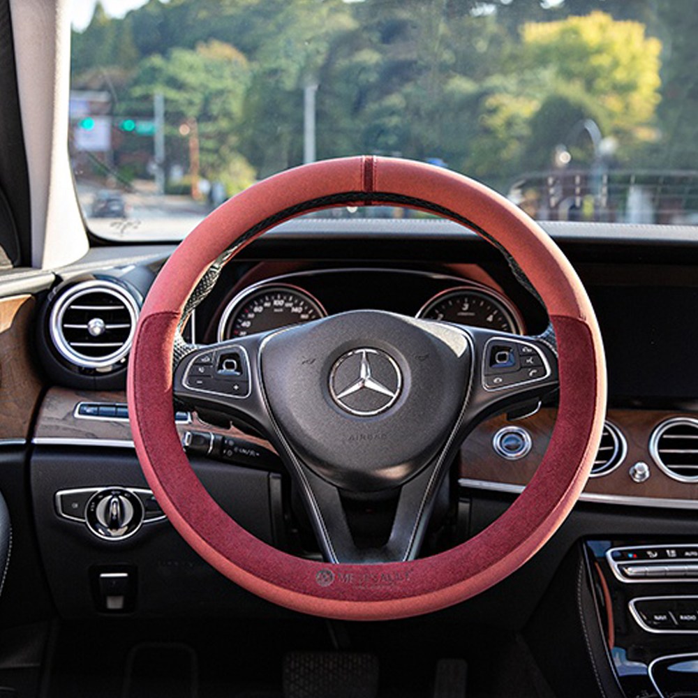 뫼르소 듀오 코티드 알칸타라 자동차 원형 D컷 핸들커버 미니쿠퍼 캐스퍼 레이 K5 셀토스 투싼 SM5 센츄어스 소나타 그랜져 K7 K8  아반떼 알칸타라 자동차핸들커버 40,800원