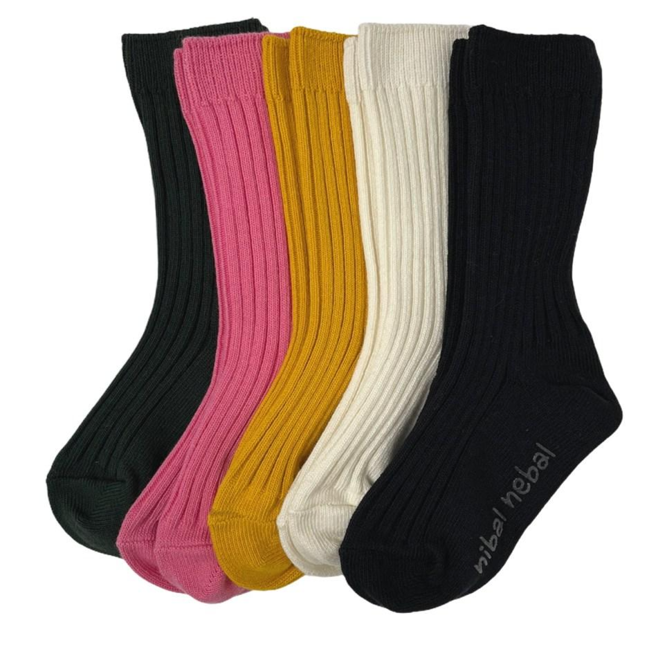 니발내발 유아동 장목 컬러골지양말 9,000원