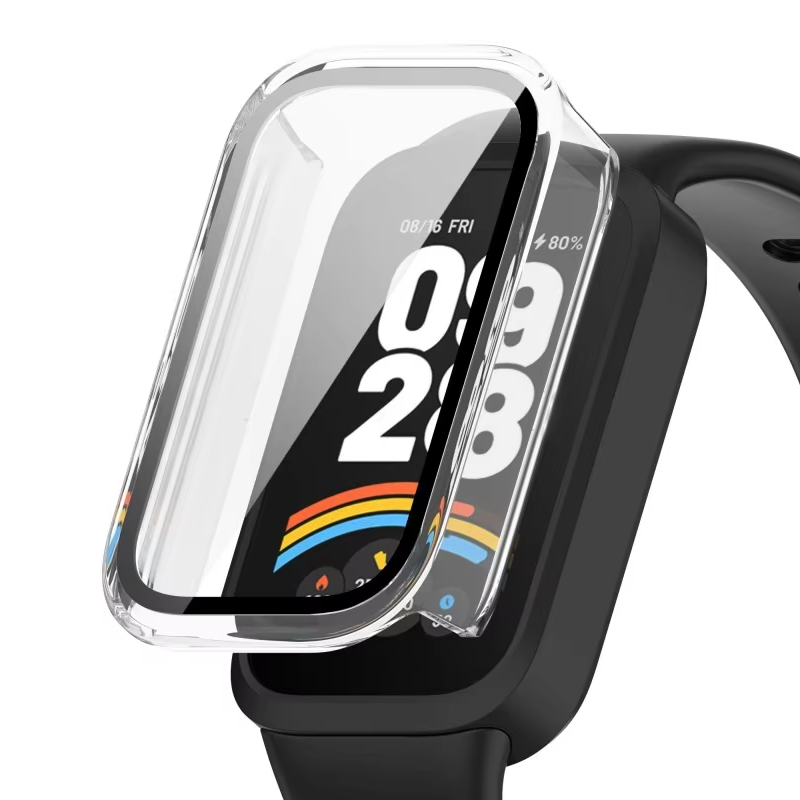 미밴드9 액티브 호환 강화유리 풀커버 케이스 일체형, 1개, 투명 10,900원