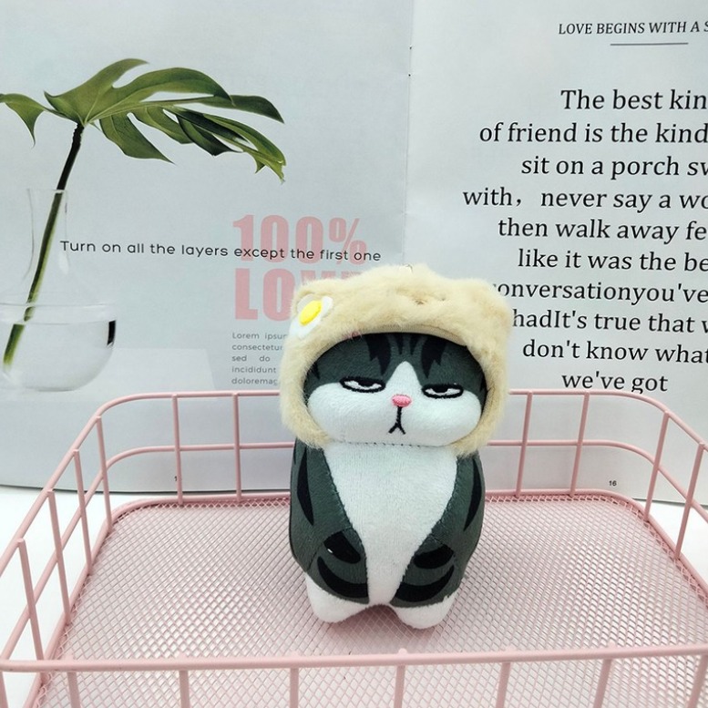 크군 악세사리 모자 쓴 뚱냥이 키링 16,600원