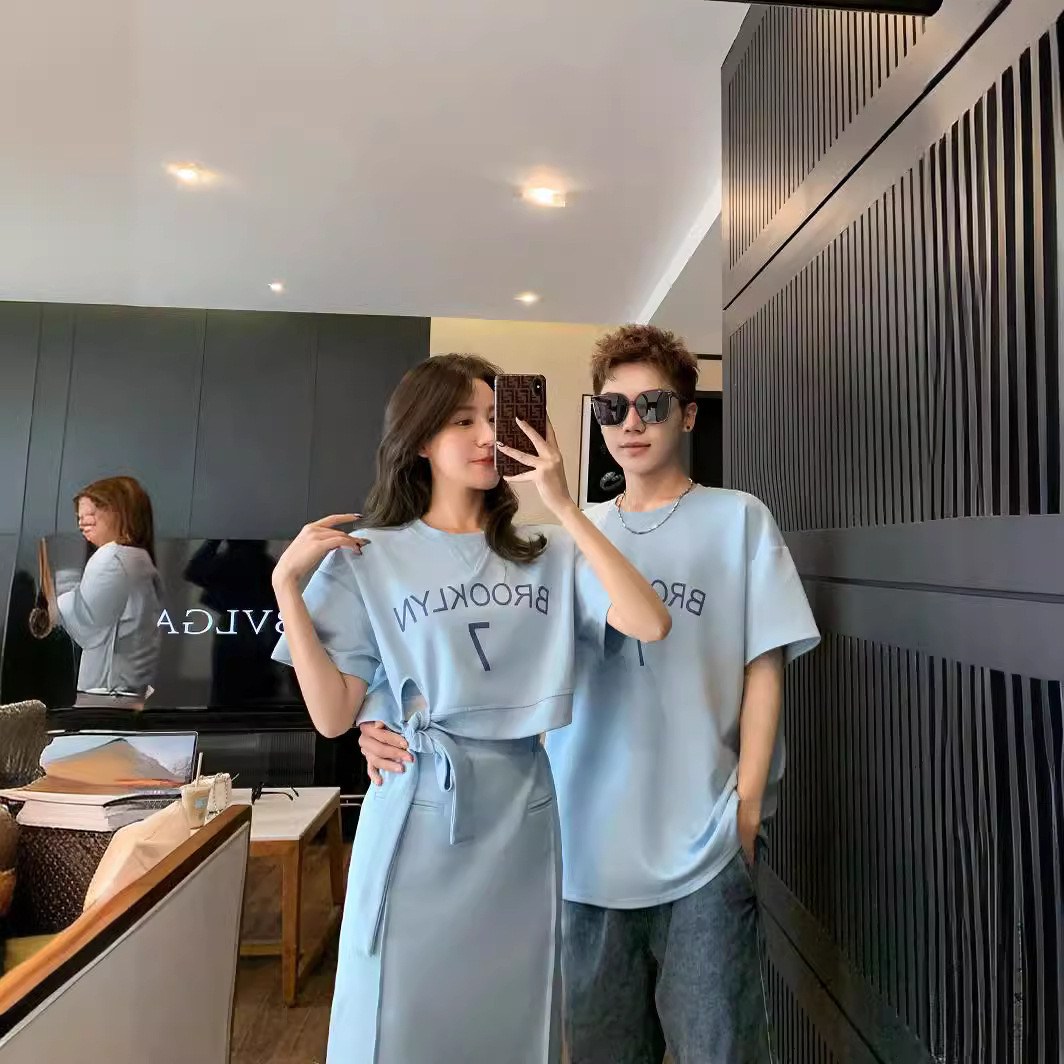 휴먼러브 럭키 7 온가족 패밀리룩 아빠 엄마 딸 아들 3인 4인가족 여름 단체티 커플룩 23,000원