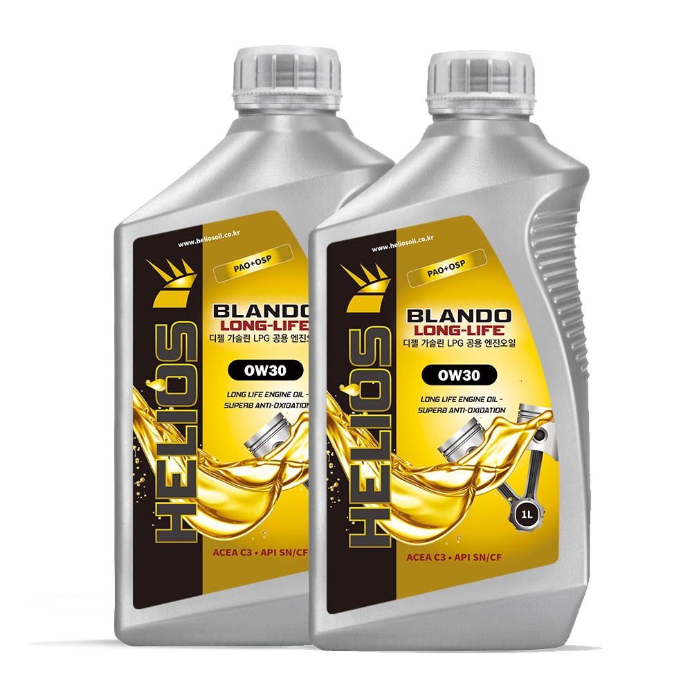 헬리우스 롱라이프 0W40 SN C3 DPF보호 PAO100% 완전합성엔진오일 무료배송, 0w40, 2개, 1L 40,000원