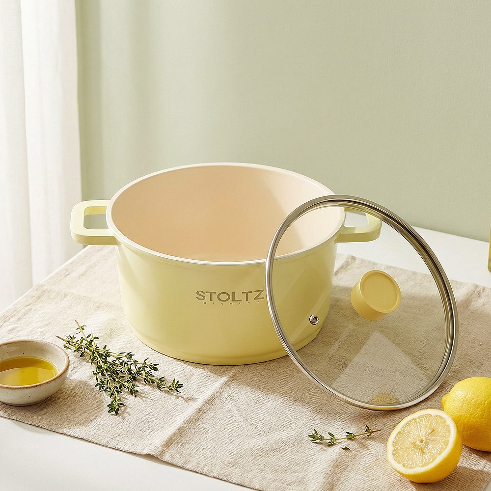 슈톨츠 쿡웨어 인덕션 IH 양수냄비, 레몬머랭, 24cm 39,900원