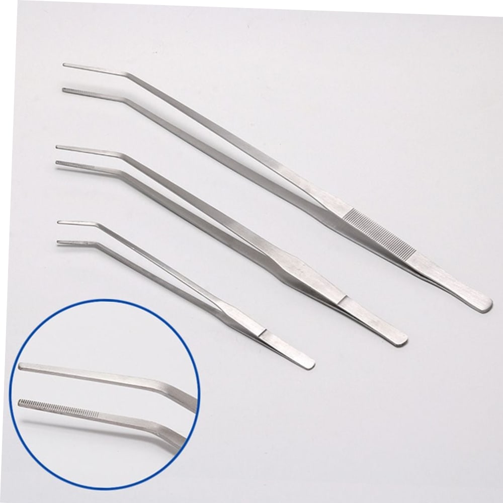 베타물고기 수초 심기 핀셋 곡선형 어항 꾸미기 청소 집게 38cm 6,800원