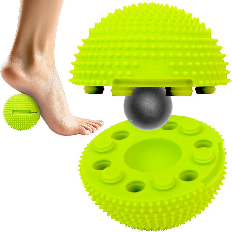 발바닥 마사지볼 근막 발바닥 근육 마사지볼 햄스트링 마사지 지압볼 어깨 근막 뉴로볼 뉴로볼족저근막염 발바닥 마사지볼, 1개, 그린 29,800원