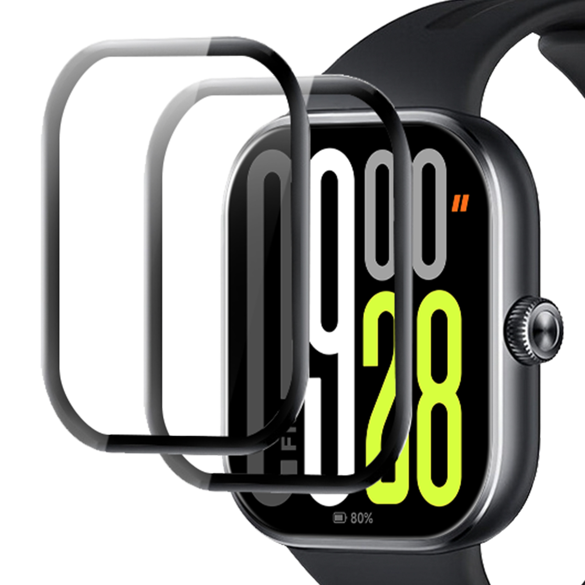 구스페리 샤오미 미밴드9 풀커버 액정보호필름 2p 세트, 블랙, 1세트 4,900원