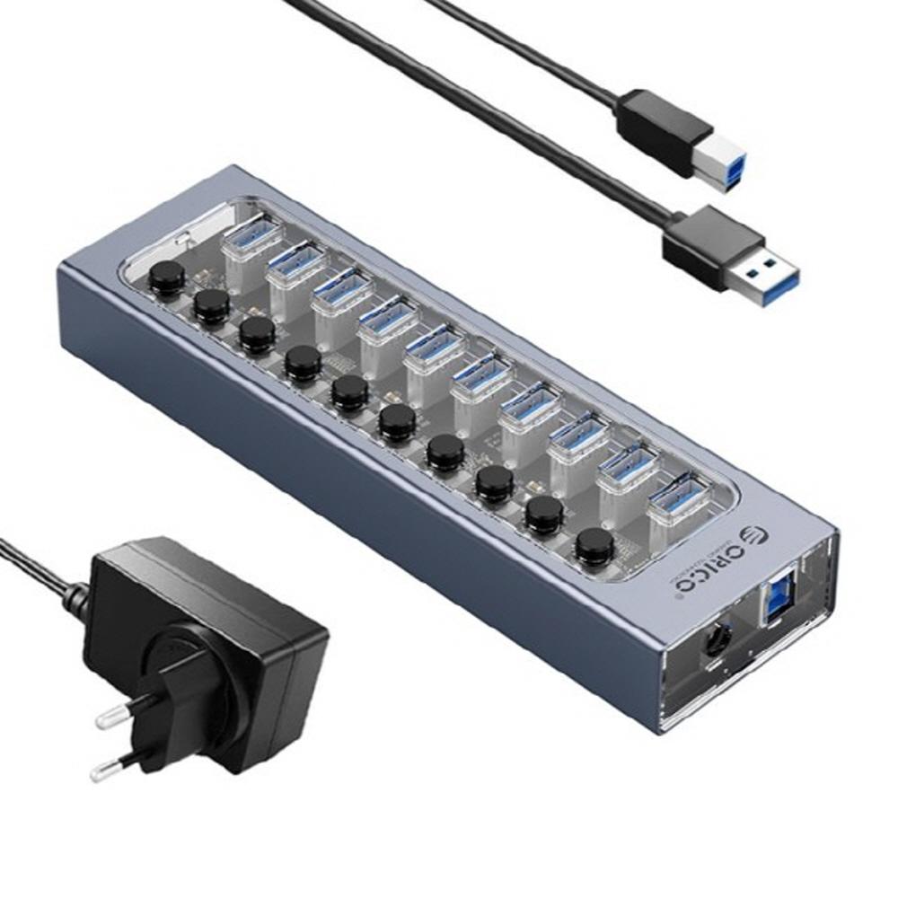 오리코 AT2U3-10AB USB3.0 10포트 충전 겸용 유전원 USB허브 95,500원