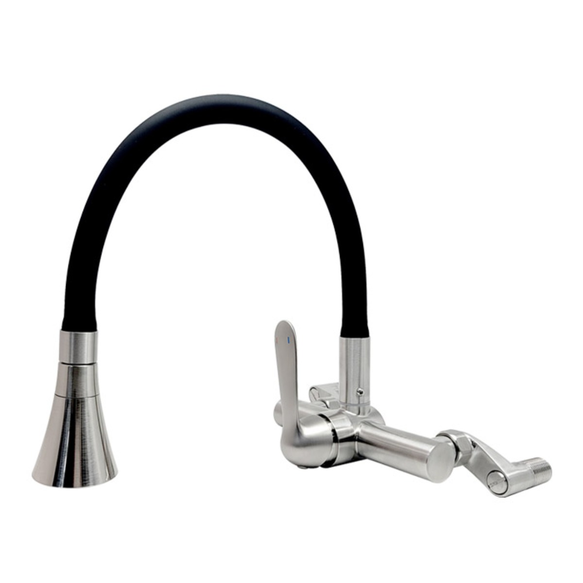 SUS304 무광 스텐재질 벽붙이 주방수전 A800BK 블랙 자바라 코브라 수도꼭지 80,800원