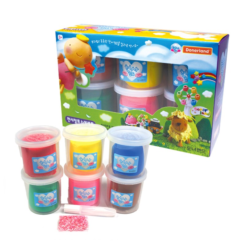 도너랜드 18000 천사점토 6색 세트 26,800원